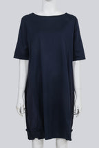MONCLER - A NAVY SHIRT DRESS