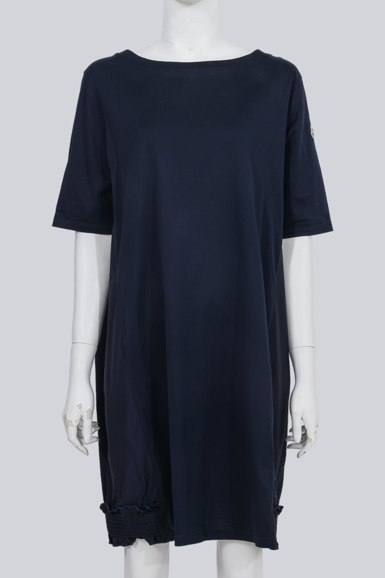 MONCLER - A NAVY SHIRT DRESS