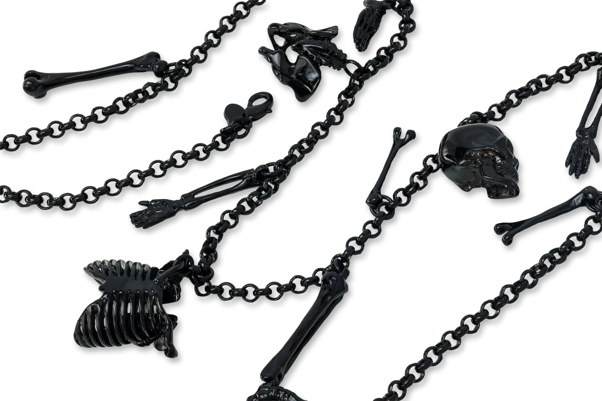 ALEXANDER MCQUEEN - A SKELETON NECKLACE