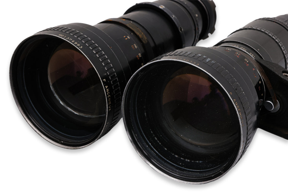 TWO ANGENIEUX 25-250MM F/3.2 FILM CAMERA LENSES