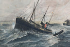 TWO ANTIQUE NAUTICAL ENGRAVINGS