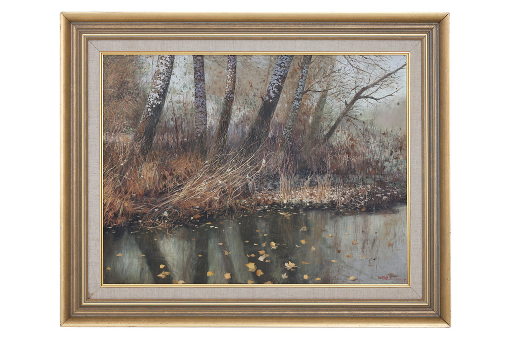 YANG AIGUO (CHINESE, B.1960) TREES AND STORM