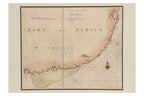 A DRAUGHT OF THE SOUTH PART OF AFRICA FROM CAPE BONA ESPERANCE TO DELAGOA, SAMUEL THORNTON, C. 1706