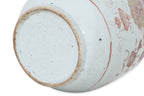 A LARGE POLYCHROME ENAMELLED BOWL AND COVER