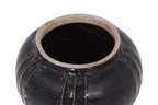 A GROUP OF THREE HENAN BLACK-GLAZED JARS