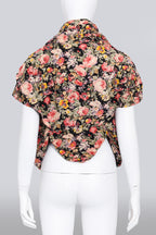 JUNYA WATANABE COMME DE GARCON - A S/S 2008 SCULPTURAL FLORAL BLOUSE