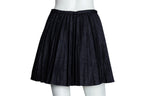 J.W. ANDERSON - A PLEATED DENIM MINI SKIRT
