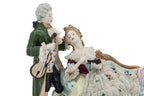 A GROUP OF THREE GERMAN PORCELAIN FIGURAL GROUPS