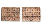 A PAIR OF SOUTHEAST ASIAN CARVED STONE PANELS