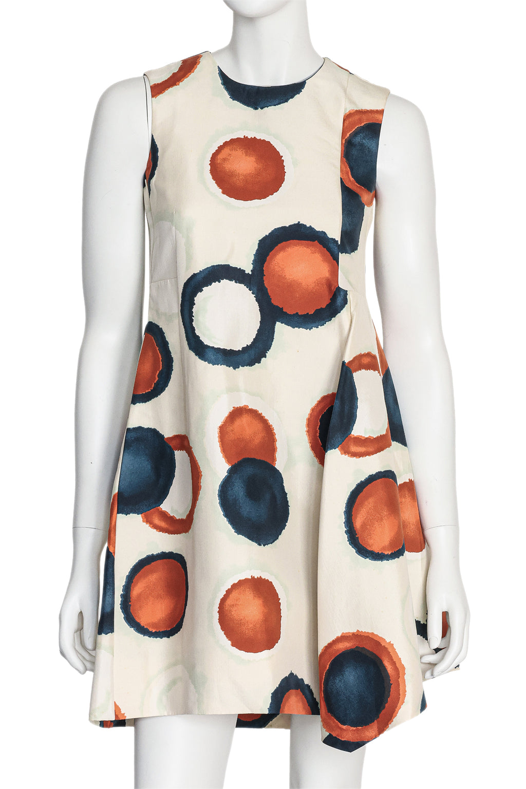 MARNI - A SLEEVELESS POLKA DOT PRINT DRESS