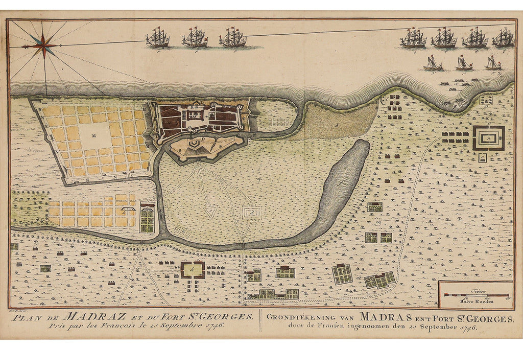 A GROUP OF THREE MAPS OF INDIAN FORTS AND TOWNS, ABBE PREVOST, C. 1746-1780