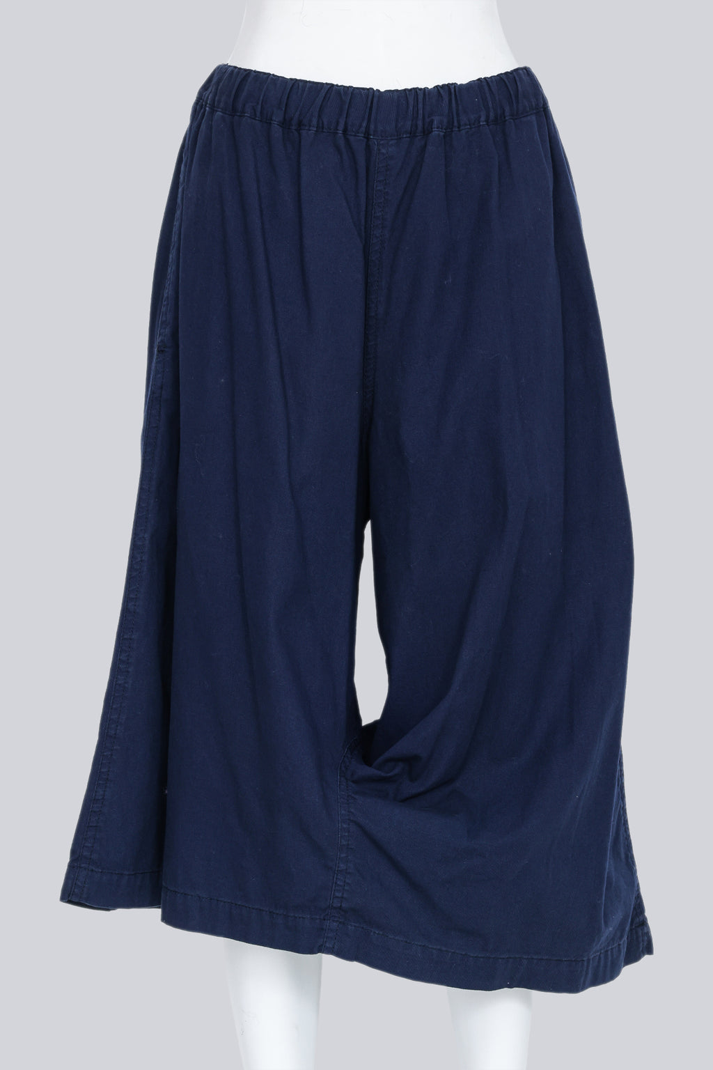 COMME DES GARCONS BLACK - A PAIR OF 2011 NAVY HOLE CULOTTES