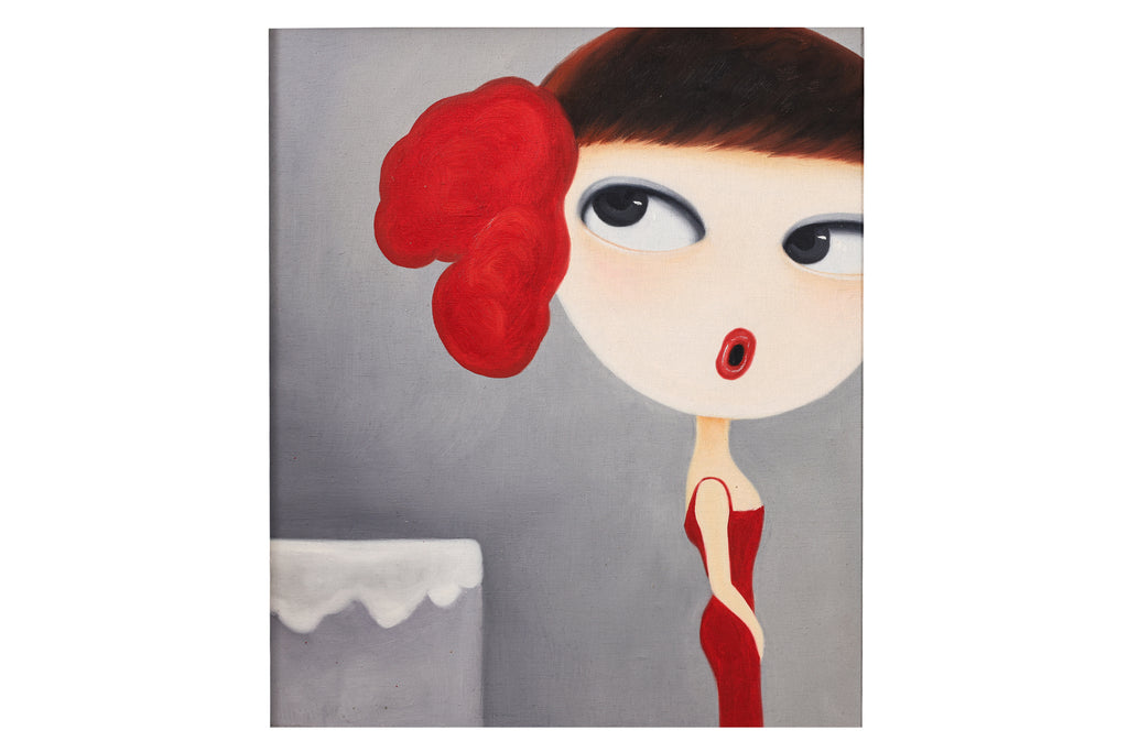 TWO CHINESE CONTEMPORARY STYLE PAINTINGS