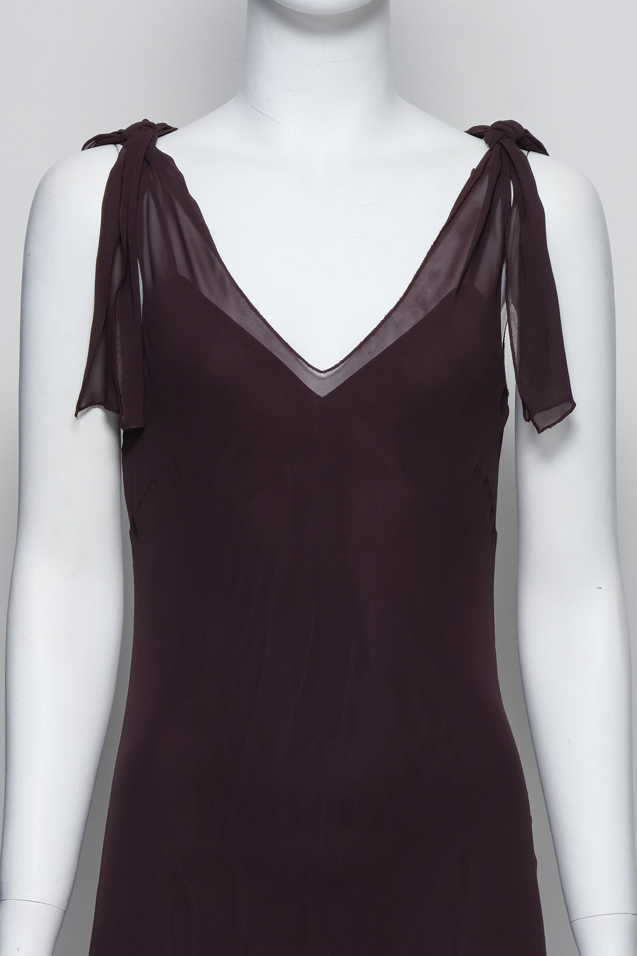 PHILOSOPHY DI ALBERTA FERRETTI - A DARK PURPLE DRESS