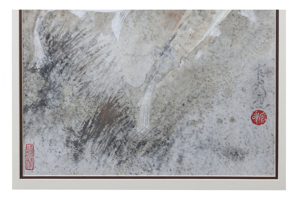 KUAN SOONG (SINGAPOREAN, B. XX) THREE FISHES