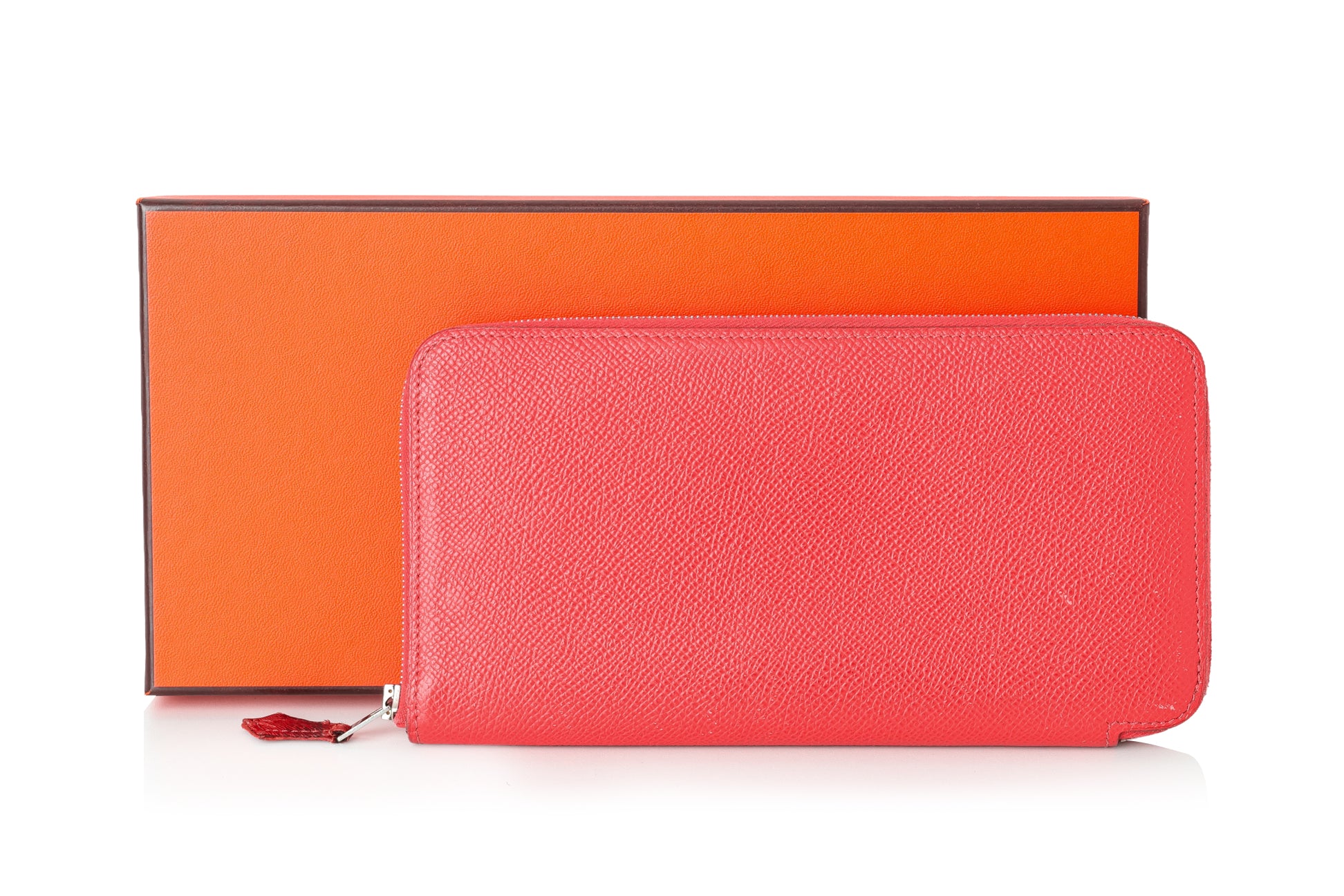 HERMÈS - A 'SILK IN' LEATHER LONG WALLET