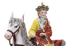 A LARGE 'JOURNEY TO THE WEST' PORCELAIN GROUP AND A FIGURE