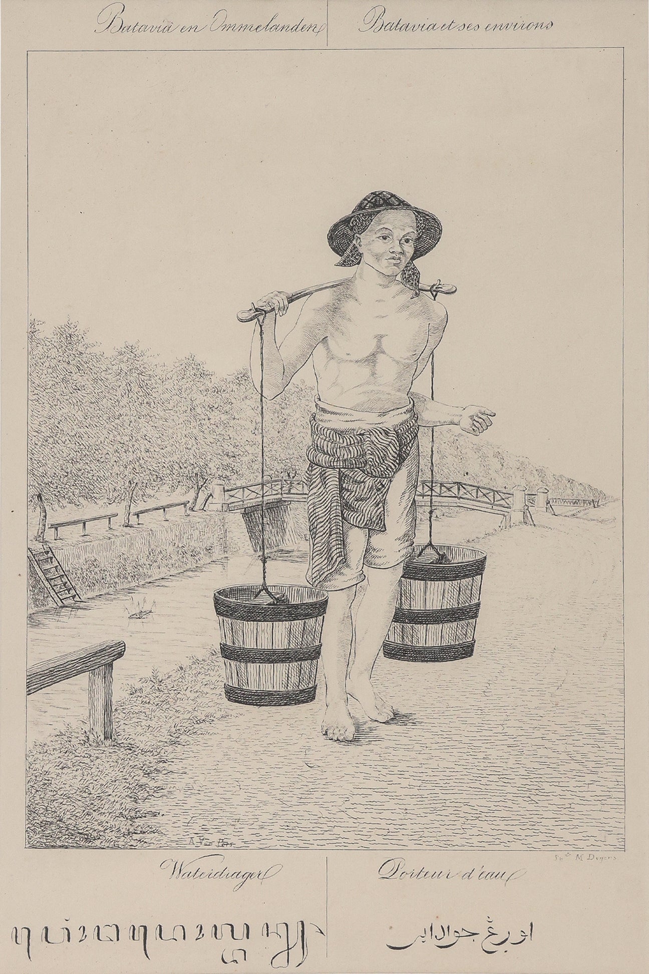 A SET OF FOUR LITHOGRAPHS, AUGUSTE VAN PERS, 1853-62