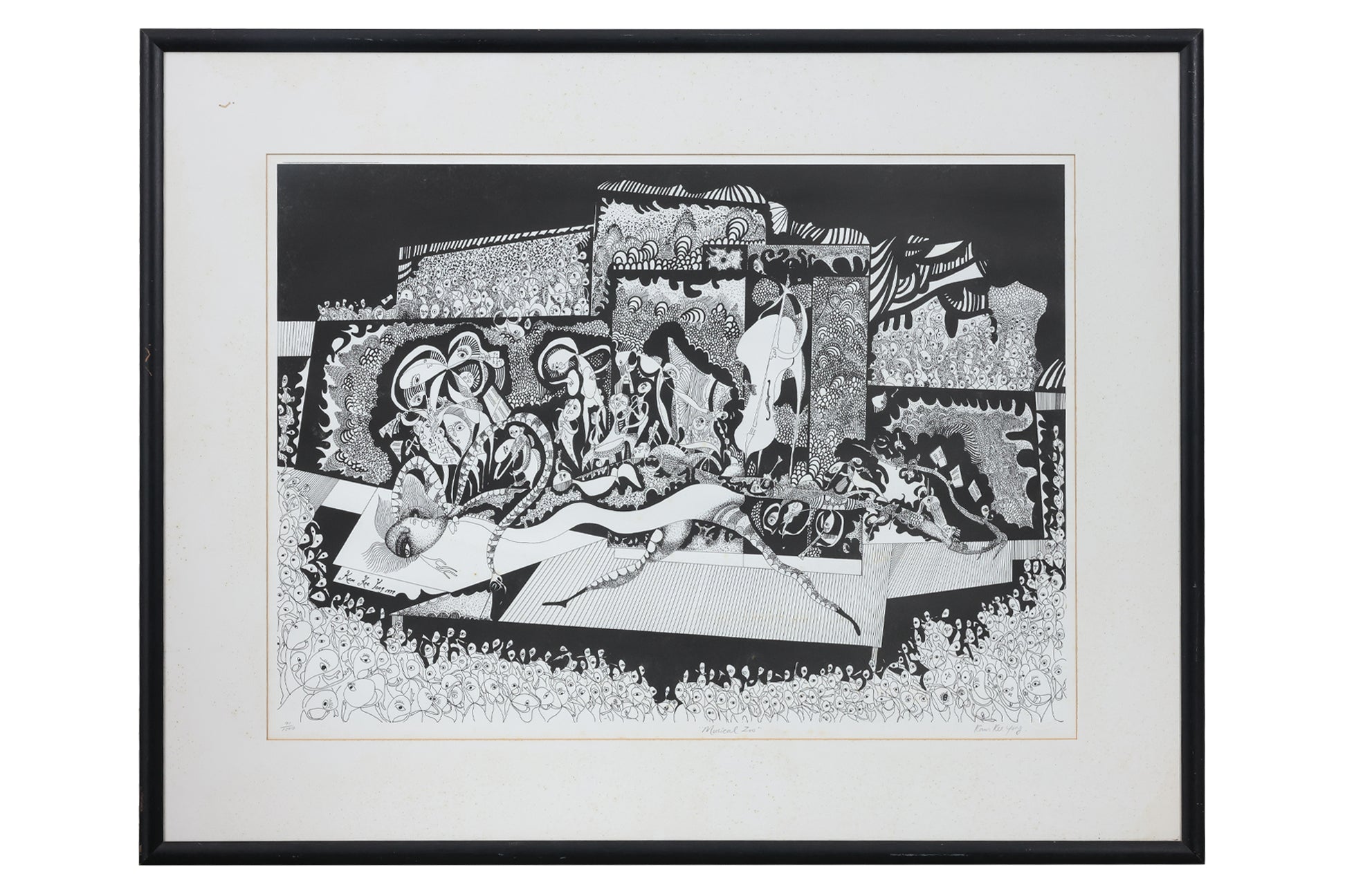 KAM KEE YONG (SINGAPOREAN, B. 1938) 'MUSICAL ZOO 91/1000'