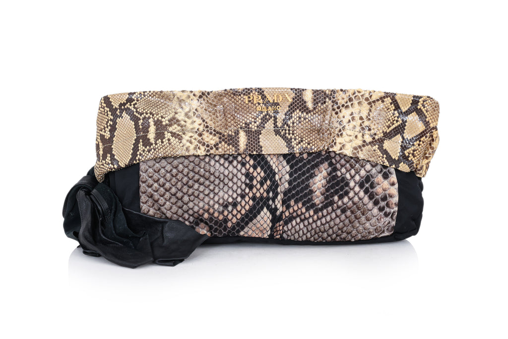 PRADA - A PYTHON CROSSBODY BAG